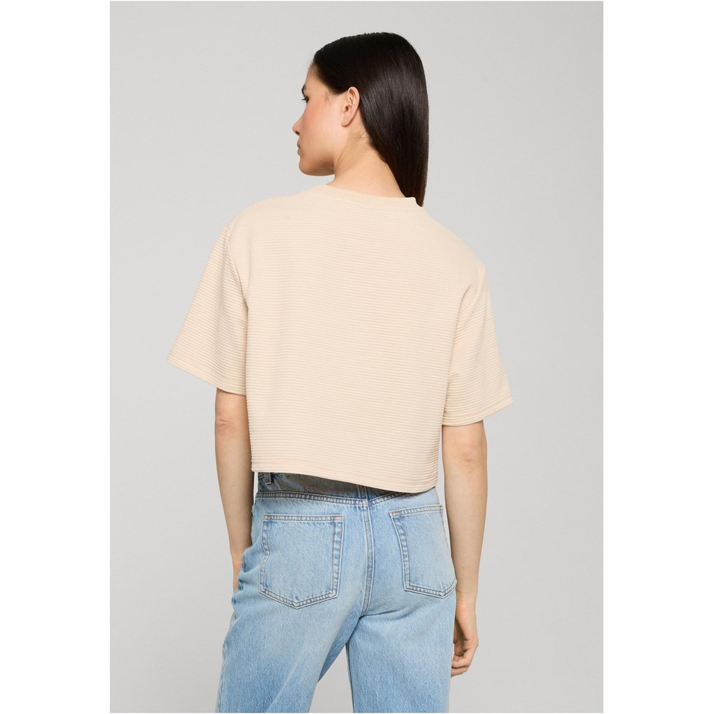 Urban Classics - Structured Jersey Crop top - Grau